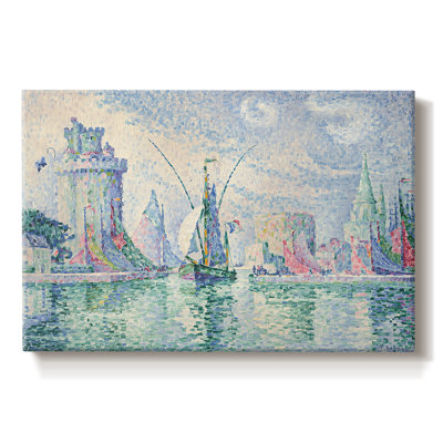Entrée du port de La Rochelle-Paul Signac-Toile tendue avec châssis-1921