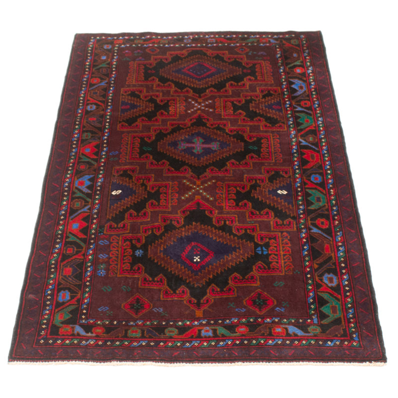Tapis bourgogne Teimani 3 pi 9 po x 6 pi 6 po