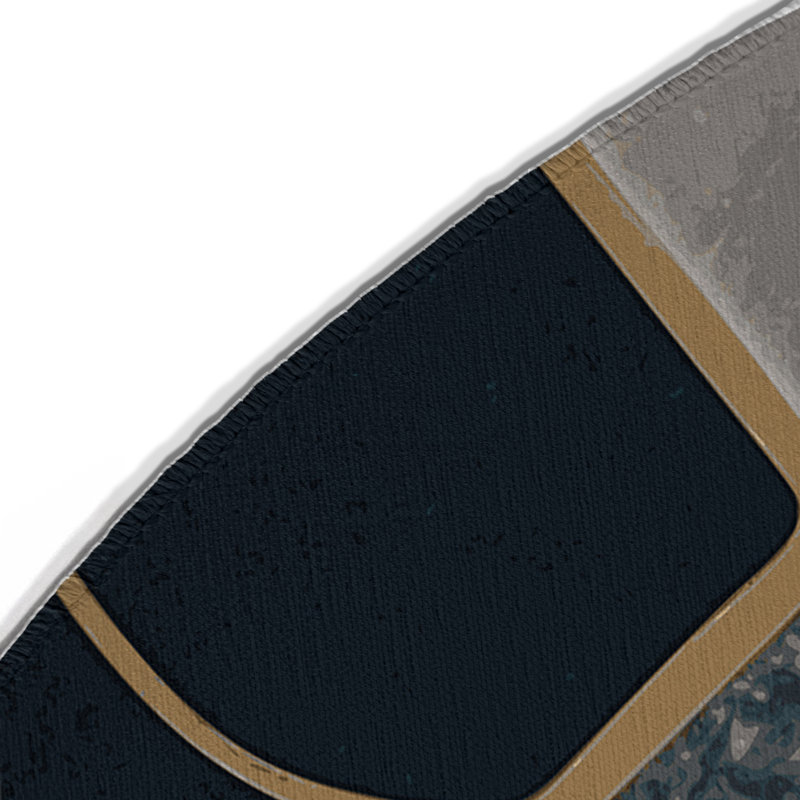Spectrum Bridge Indoor And Outdoor Area Rug, Round 5'