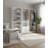 Prosper White Freestanding Walk In Wood Closet System