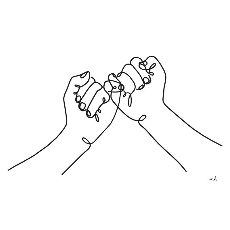 " Happy Hands III ", 8" H x 12" W