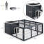 Petite maison pour animaux de compagnie grise, soigneusement conçue pour la santé, lapin imperméable et hygiénique, gris - Conçu pour jouer confortablement, agréable