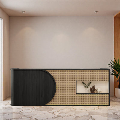 Clean Chic Service Desk – All-Round Multi-Use for Company Mall Tea Shop and Beauty Salon