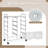 Milin 10 Drawer Storage Drawer with Locking Wheels-299059419
