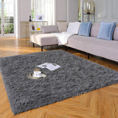 Upgrade Rugs For Bedroom,, Fluffy Shaggy Soft Area Rug, Non-Slip Indoor Floor Carpet For Living Room, Kids Baby Teen Dorm Home Decor Aesthetic, Nursery, Rug