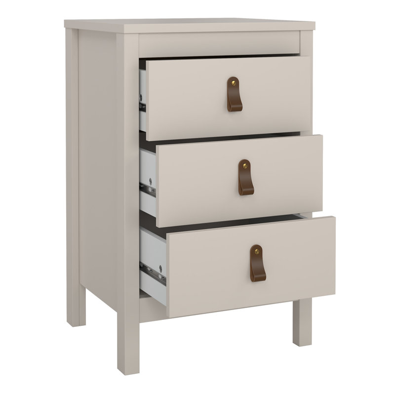 Ruaridh 43.8cm W Plywood / Laminate Board Bedside Table