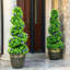 Faux Tree Plant in Cement Freestanding  Planter-191798733