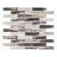 1 po Giovan x 4 po Carreau de mosaïque en verre et mur de brique-65123715