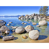 Quiet Morning On Lake Tahoe, Nevada Print by Bruce Heinemann