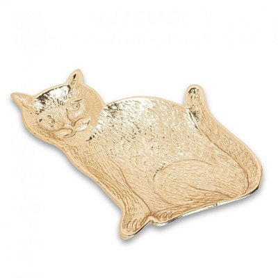 Porte-bibelot pour chat assis