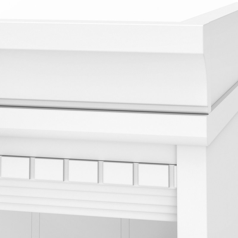 Huckins Bookcase, Pure White