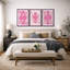 Reproduction de giclée sur toile rose-126030607-126030602