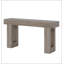 Console de 63 po de long de style campagnard, table de canapé rectangulaire derrière le canapé, table de couloir d'entrée en grain de bois massif pour le salon, la salle à manger-294097690