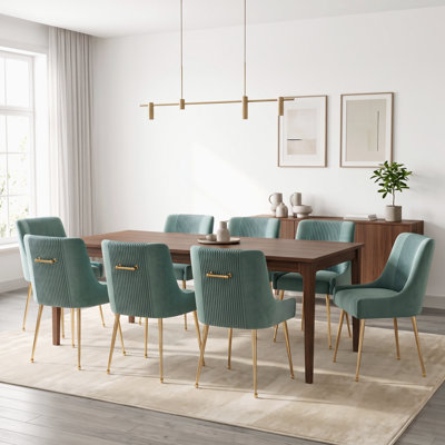 Elian Velvet Upholstered Dining Chair