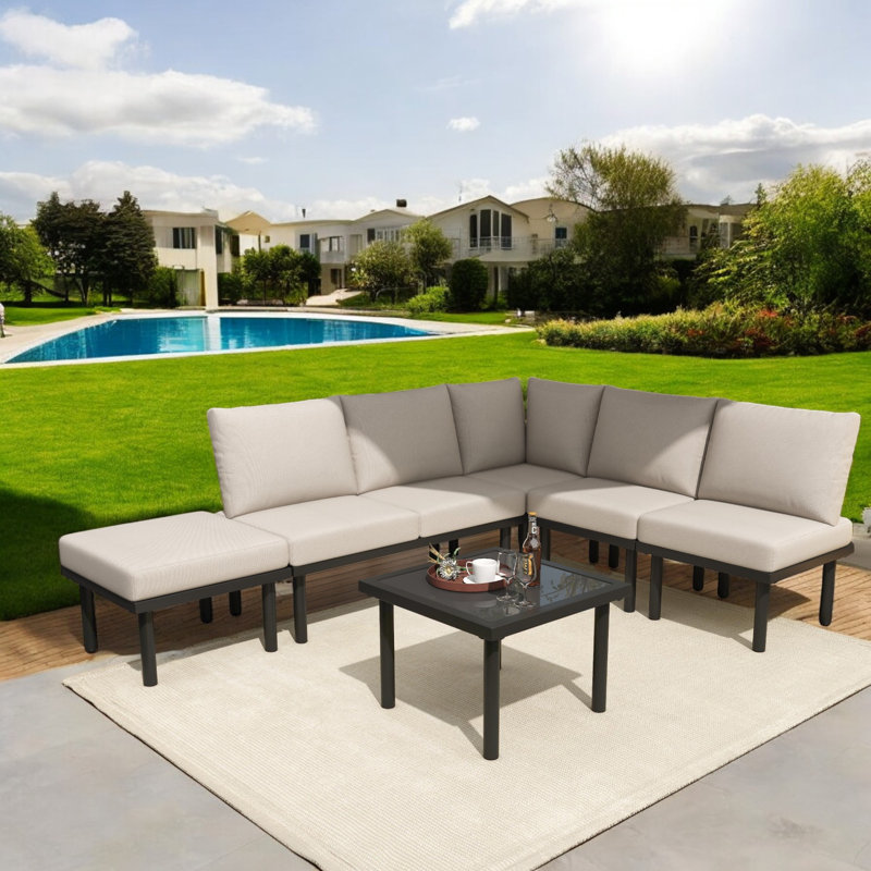 Garden Lounge Set, Beige