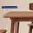 Rectangular dining table made of ash wood-1057156133