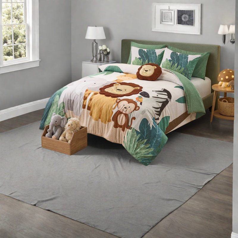 Animal Print Comforter Set