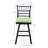 Aluminum 3-Piece Patio Bar Set with 30'' Round Counter Height Bar Table-1704832462