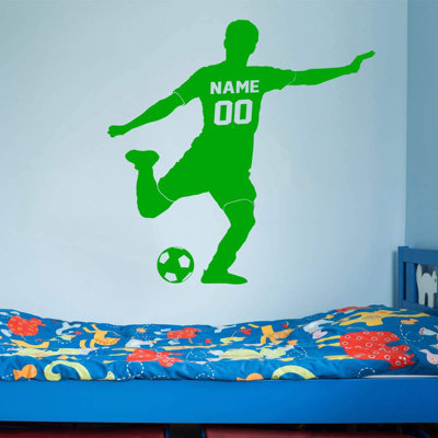 Adhésif décoratif footballeur