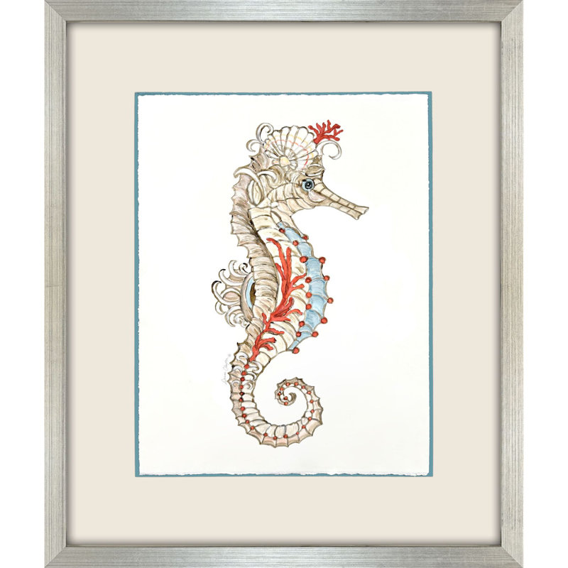 «Seahorse Celebration I», art encadré