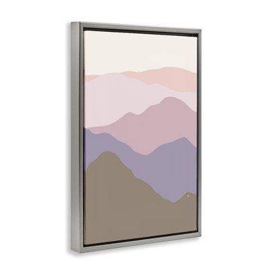 Toile flottante Subtil Pastel Hills par Martina Pavlova