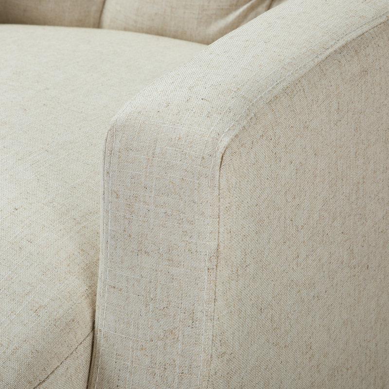 Fauteuil inclinable manuel Esteban, Lin blanc