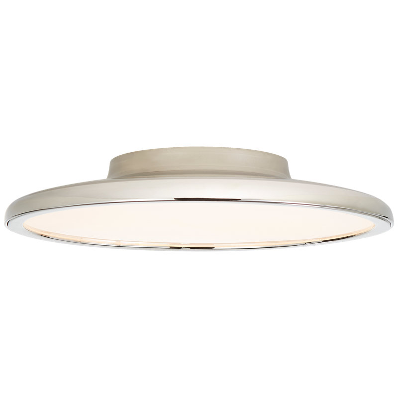 Peter Bristol Dot Flush Mount, 2.75" H x 16.25" W x 16.25" D, Polished Nickel