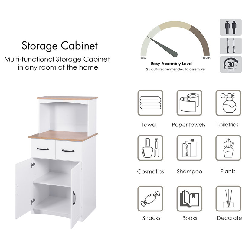 Joda 49.41'' Kitchen Pantry