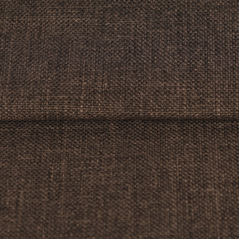 5''H Custom Size Cushion Cover, Replaceable Bench Cushion/Chair Cushion Cover, Dark Brown, 44" W x 16" D