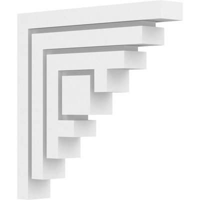 2"W x 12"D x 12"H Standard Landon Architectural Grade PVC Bracket