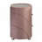 Pink Upholstered 2-Drawer Nightstand