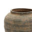 Vintage Pottery Brown 17.32-Inch Tall Round Ceramic Vase