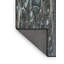 Laine tissée à la machine abstraite et gris polyester/Tapis décoratif olive-2078033474