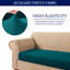 Housse pour canapé à coussins carrés texturés Jacquard Spandex-34354799