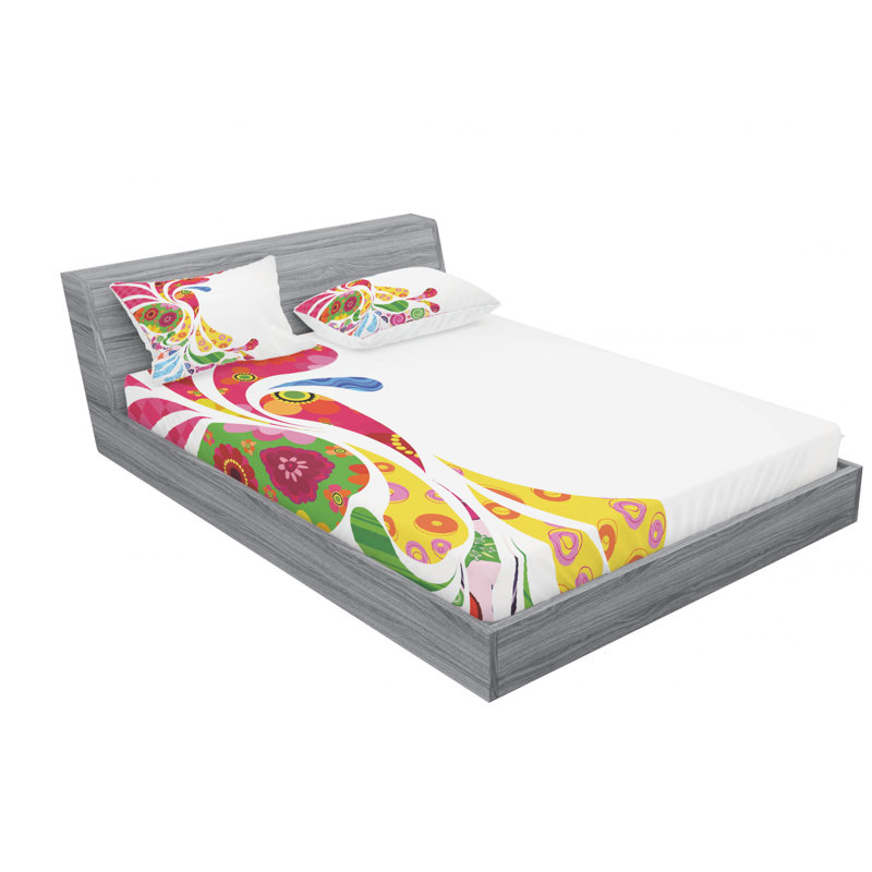 Microfiber Sheet Set, Full Sheet Set with 2 Pillowcases
