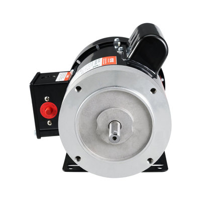 1HP Electric Motor 1725 rpm, AC 115V/230V, 56C Frame, Air Compressor Motor Single Phase, 5/8" Keyed Shaft, CW/CCW Rotation for Agricultural Machinery and General Equipment