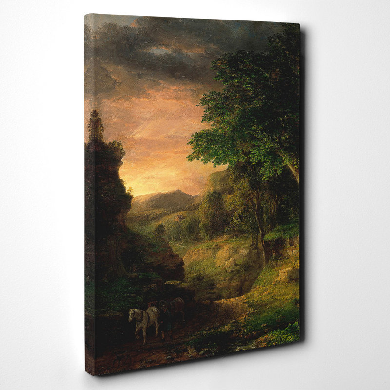 George Inness - Wrapped Canvas Painting, 100cm H x 70cm W