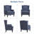 Upholsterd Wingback Armchair-1261615282