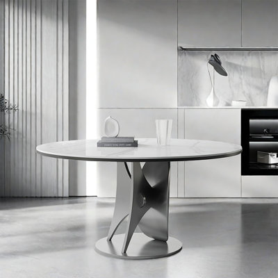 Light luxury modern home round dinning table