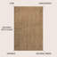 Tapis naturel en jute tissé à la main Kaileen-1693404643