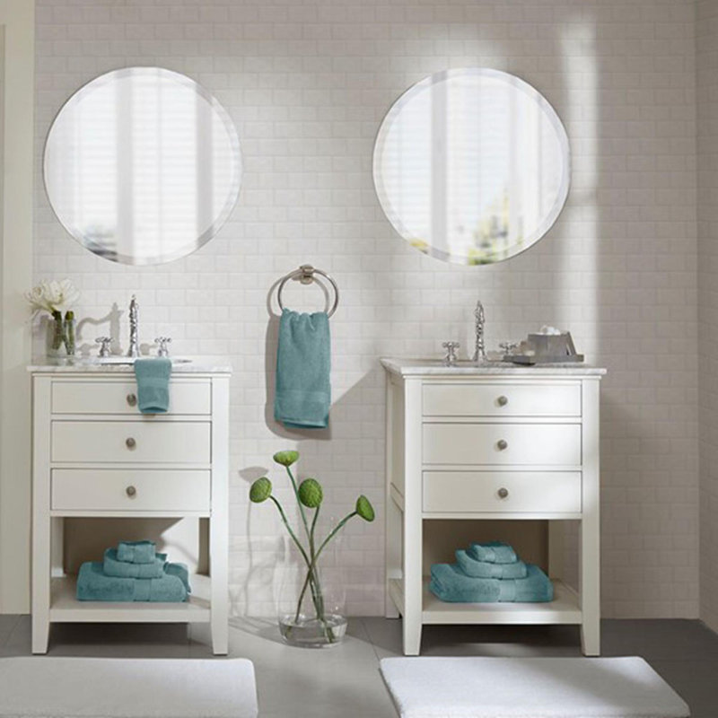 Ensemble de serviettes antimicrobiennes 100% coton 8 pièces, Vieux vert