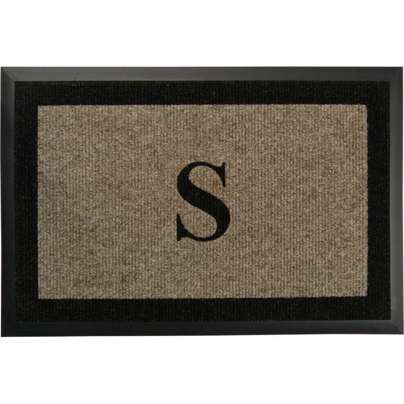 Tapis d'extérieur antidérapant Asai, Taupe, S, l 24 po x L 48 po
