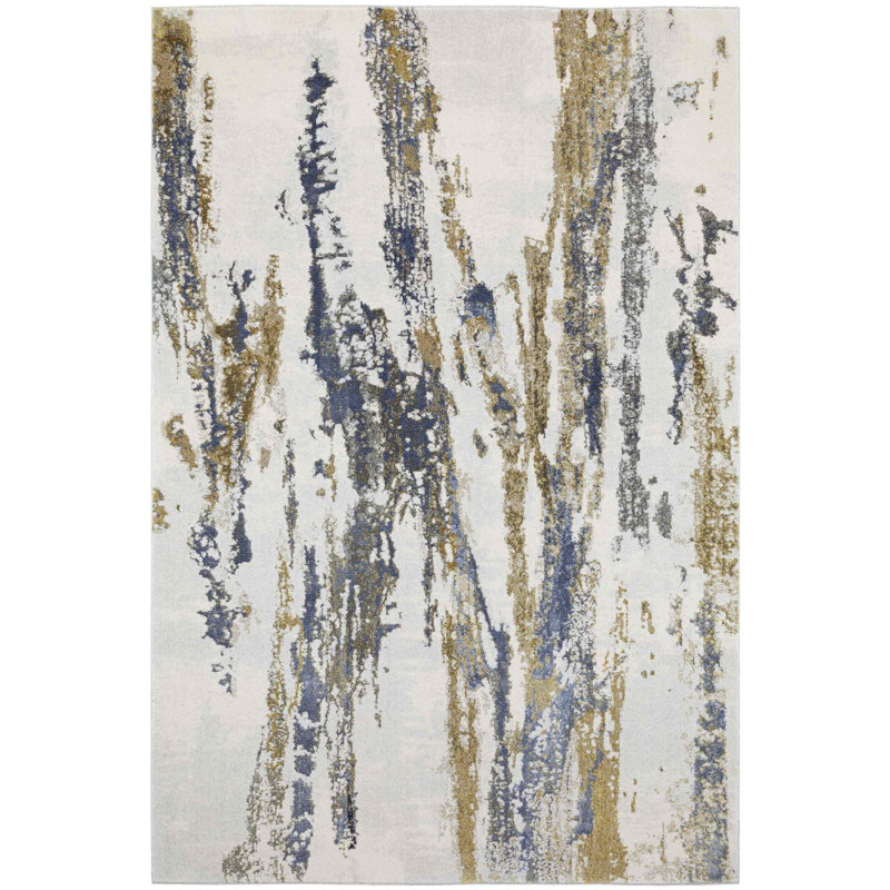 Rowana Abstract Area Rug, Rectangle 135 x 200cm