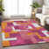 Premium Machine Washable Prisco Pink Rug