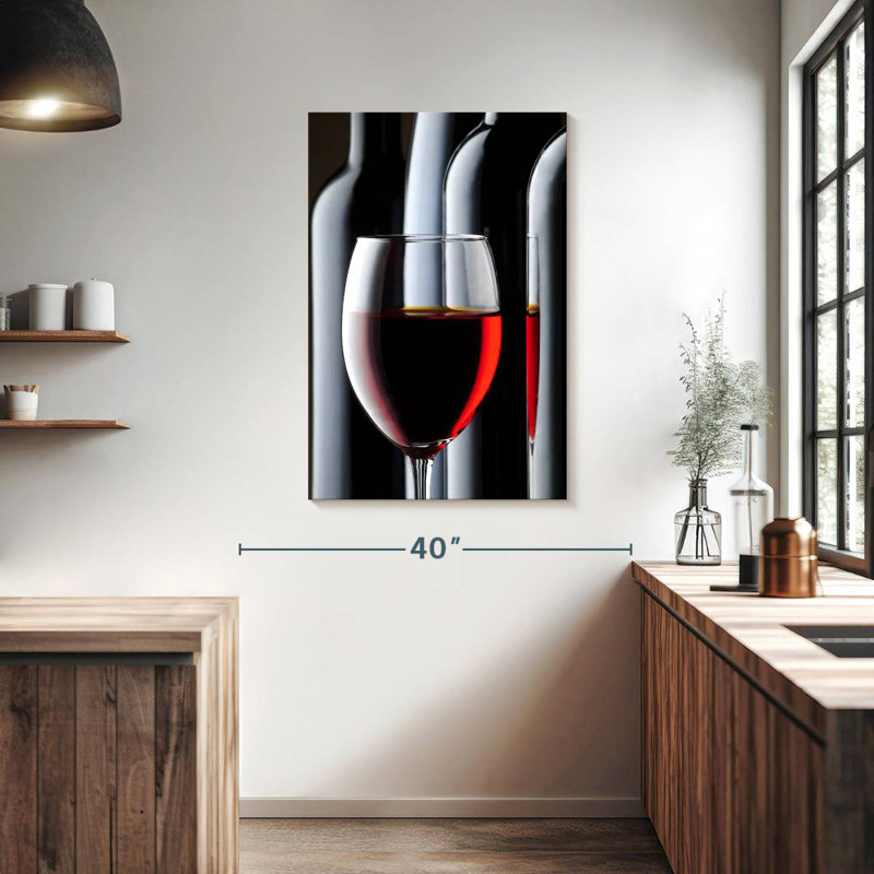 Yarlin Cabernet Red Wine, 39" H x 26" W