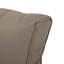 Table basse et de coin avec texture en aluminium kaki, 29,06 po Profondeur, largeur, hauteur de 27,43 po et poids de 46,3 lb, en nature