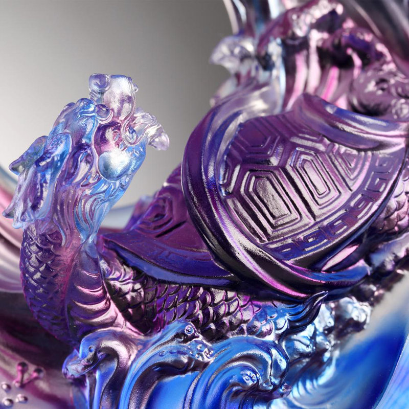 Créature de cristal, Violet / rouge