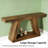 Vintage Two-Tier Storage Couch Table,Console Table,Side Table