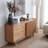 Modern Simple Sliding Door Wooden Sideboard