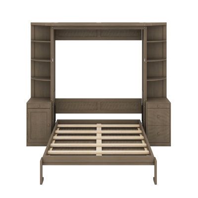 Grand lit escamotable avec bureau